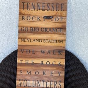 University of Tennessee Wooden Art Piece